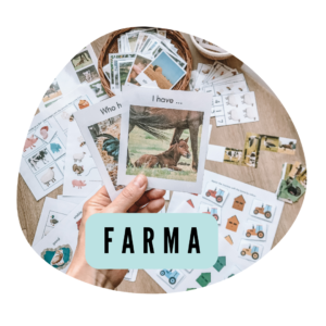 Karty obrazkowe: Farma -ANGIELSKI + POLSKI